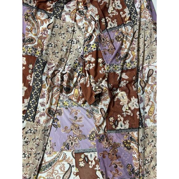 Almost Famous Womens Multicolor Bandeau Top & Dress Set Size XL Stretch - Picture 8 of 16